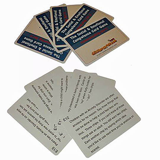 The Social and Emotional Competence Game  Anxiety Cards - Set E